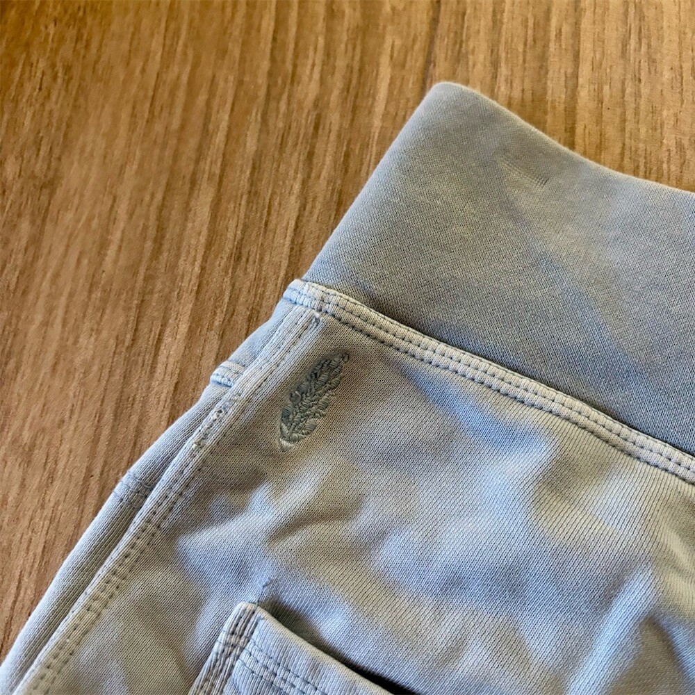 FP Movement Free People Jogger Pants Womens S Blue High Rise Zip Pockets - Picture 7 of 9